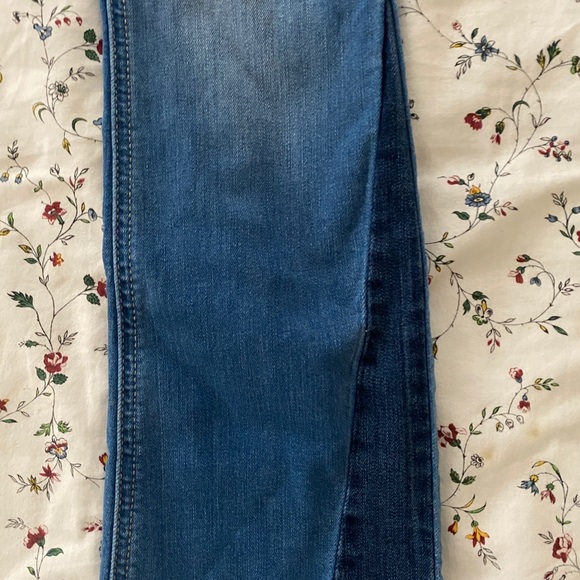 Flare American Rag Colorblock Jeans - Picture 2 of 3